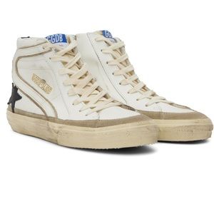 Golden Goose Slide Sneakers Black& White